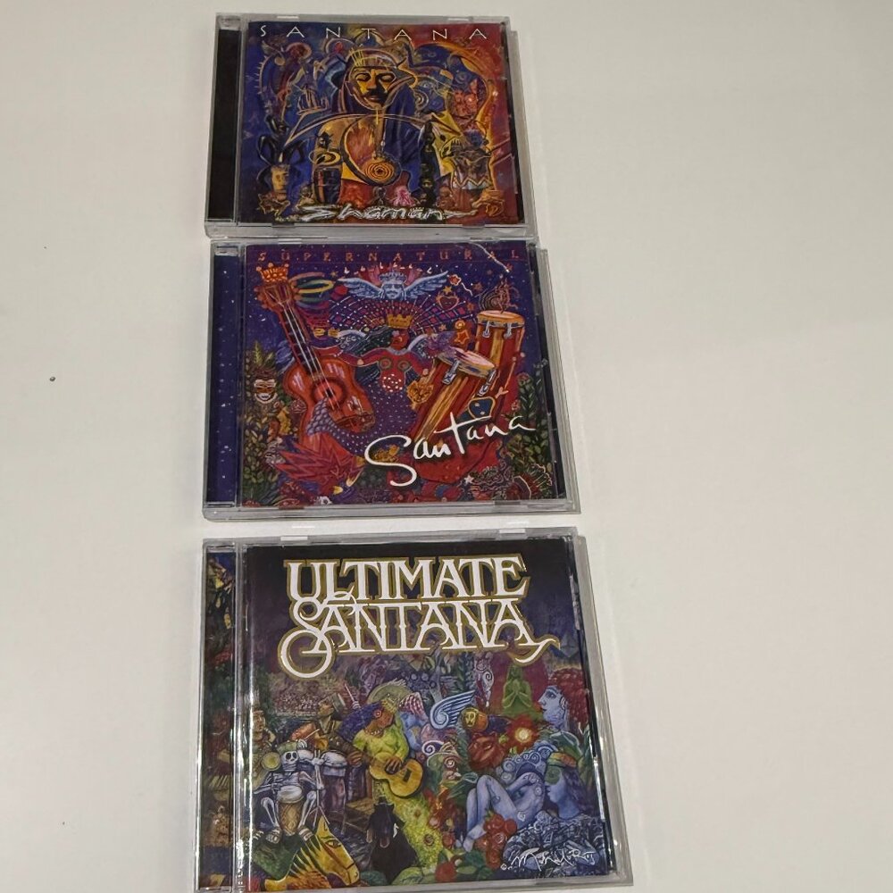 Santana 3 Pack CD's Shaman, Supernatural, Ultimate Santana